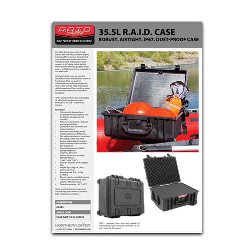 35.5L R.A.I.D CASE DATASHEET
